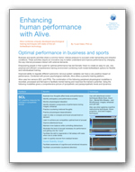 Clinical biofeedback paper for peak performance training